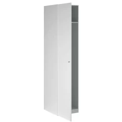 Armadi Multiuso 1 Anta > Dmora Guardaroba 1 anta lucido colonna 50x218h cm - Mexico Bianco