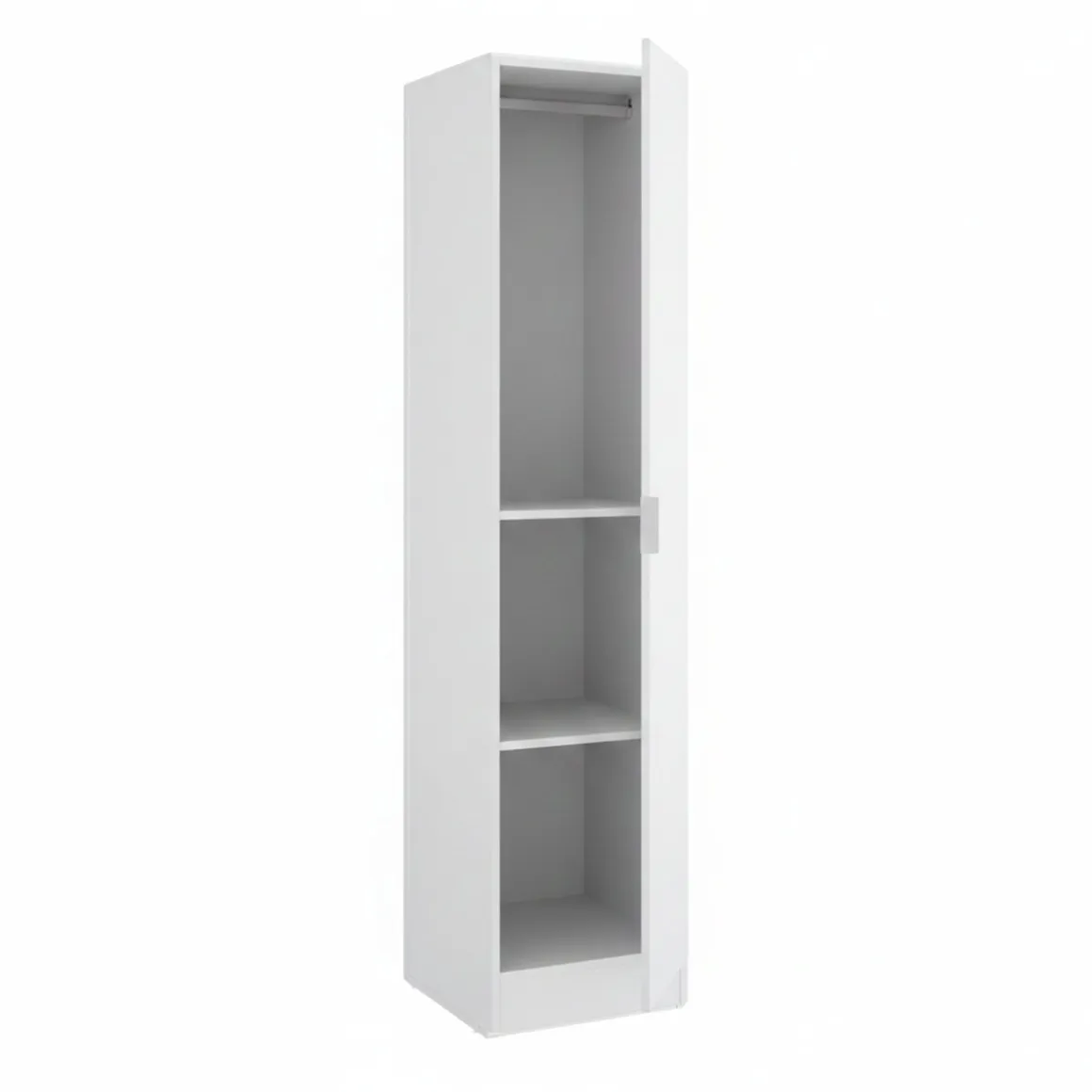 Guardaroba 1 anta bianco slim 40x184h cm - Nxy