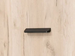 Guardaroba 1 Anta > Dmora Guardaroba 1 Anta Marrone Rovere Grigio Nero Appendiabiti 4 Ripiani, 5 Vani - Palmoli Nero, Marrone Rovere grigio