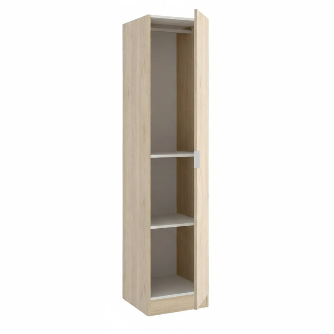 Guardaroba 1 anta rovere slim 40x184h cm - Nxy