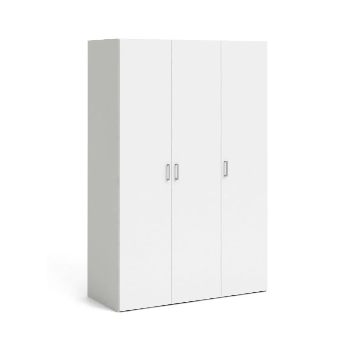 Guardaroba 3 Ante > Dmora Guardaroba 3 Ante Appendiabiti 5 Ripiani 135x52 cm, 3 Ante - Gerrei Bianco