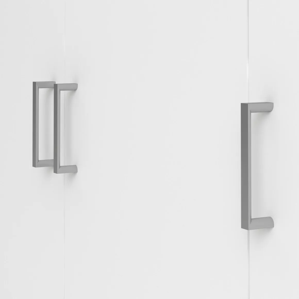Guardaroba 3 Ante > Dmora Guardaroba 3 Ante Appendiabiti 5 Ripiani 135x52 cm, 3 Ante - Gerrei Bianco
