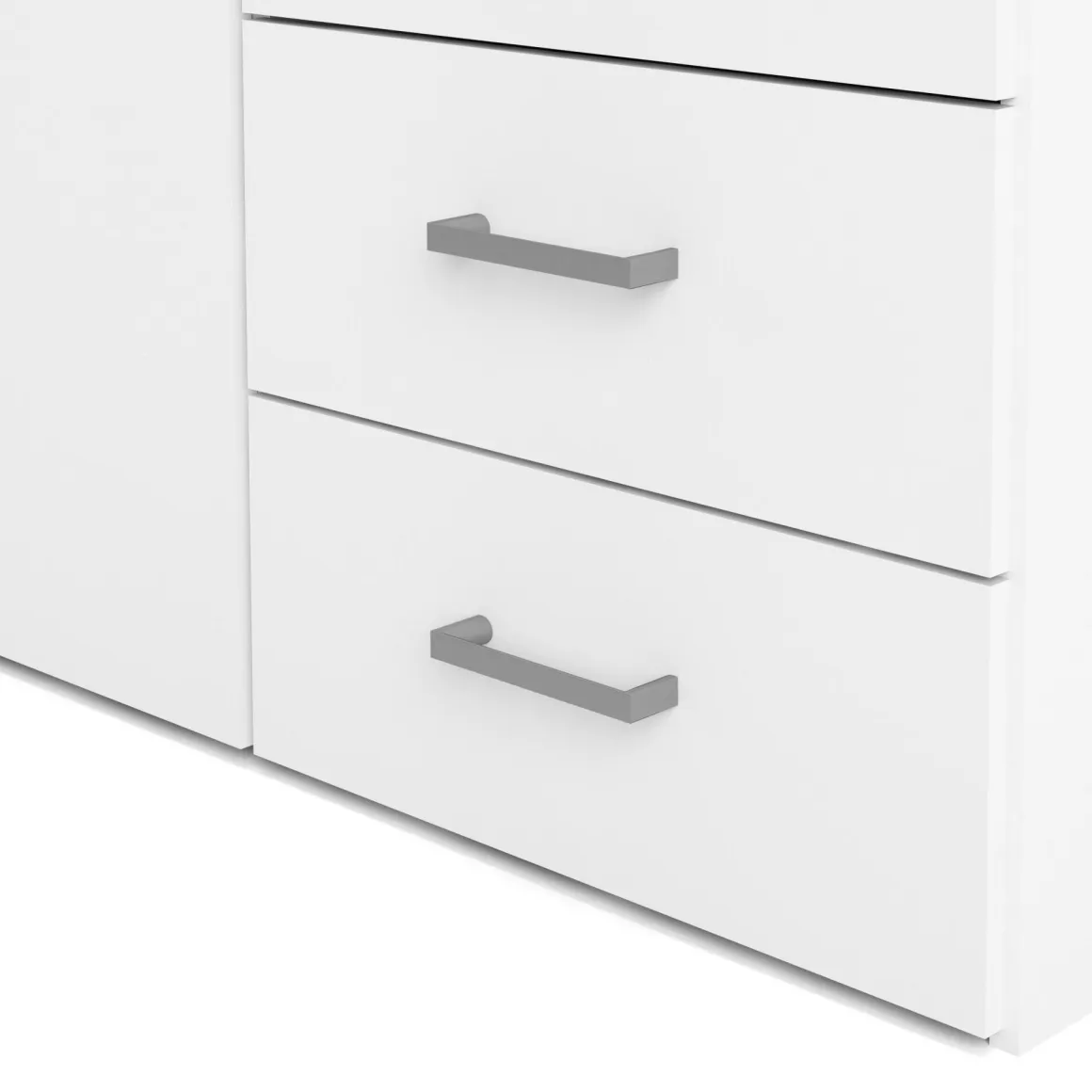 Guardaroba 2 ante bianco con cassetti 77x175h cm - Arci