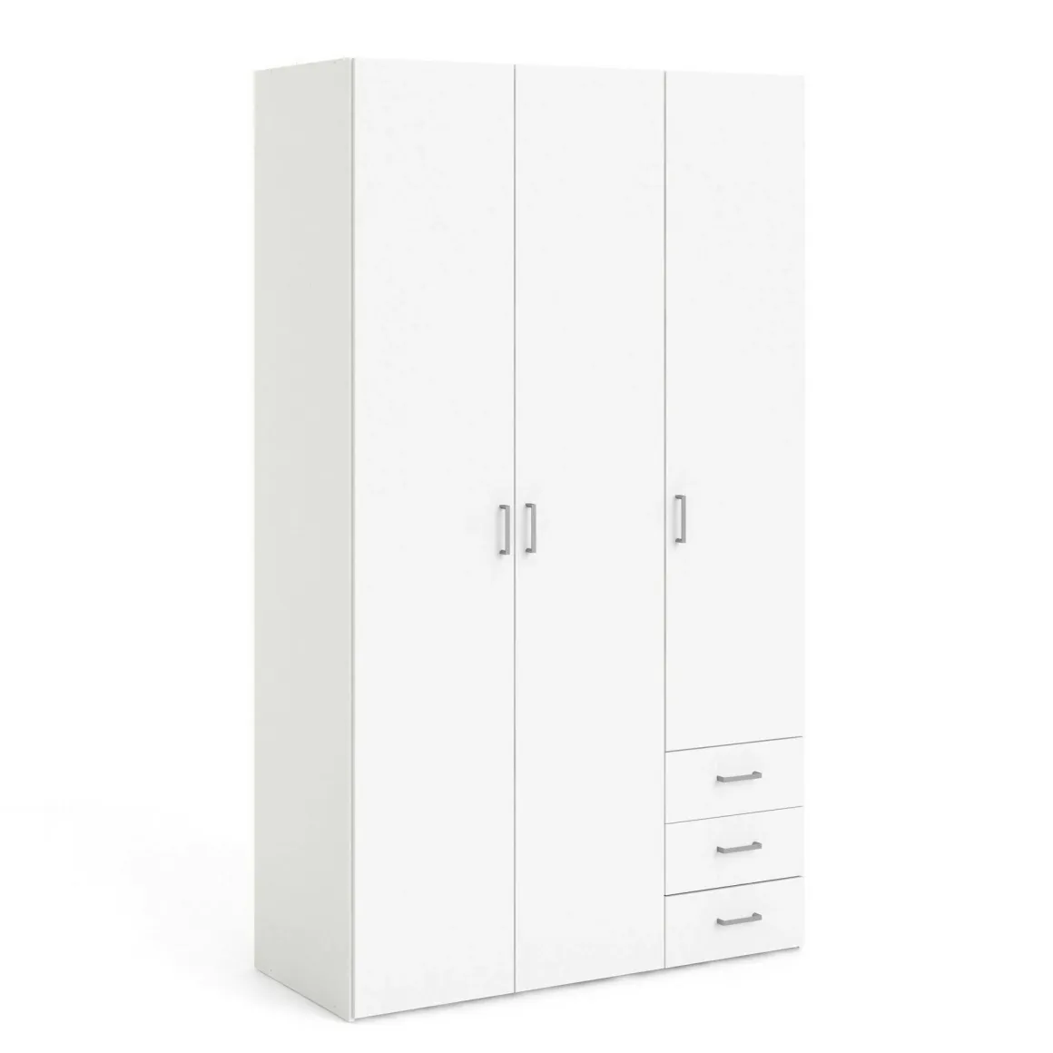 Guardaroba 3 ante bianco con cassetti 115x200h cm - Aquilone