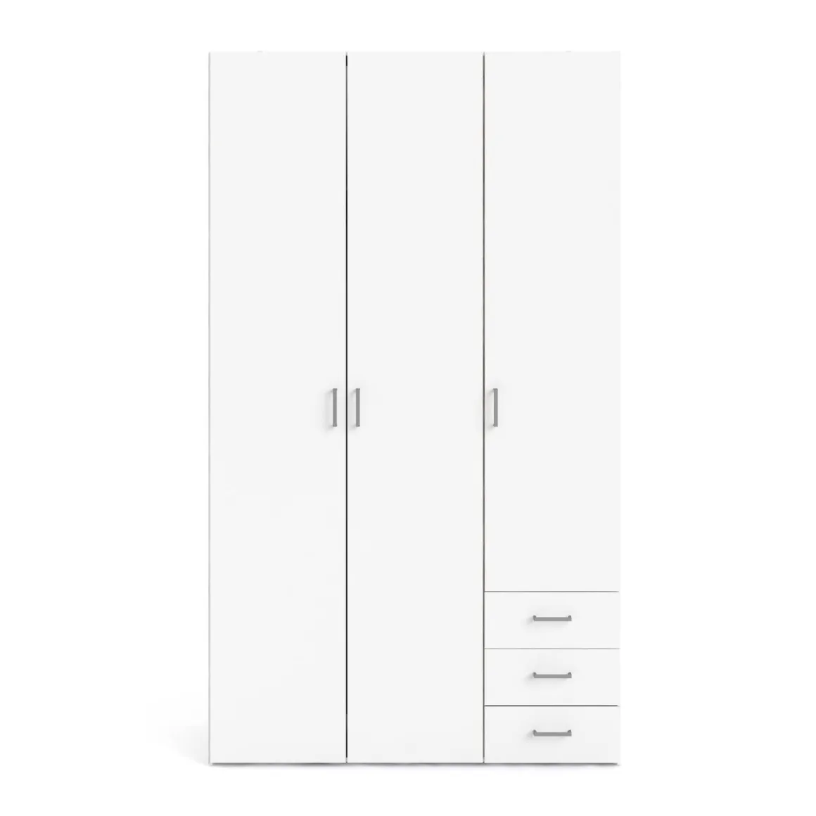 Guardaroba 3 ante bianco con cassetti 115x200h cm - Aquilone