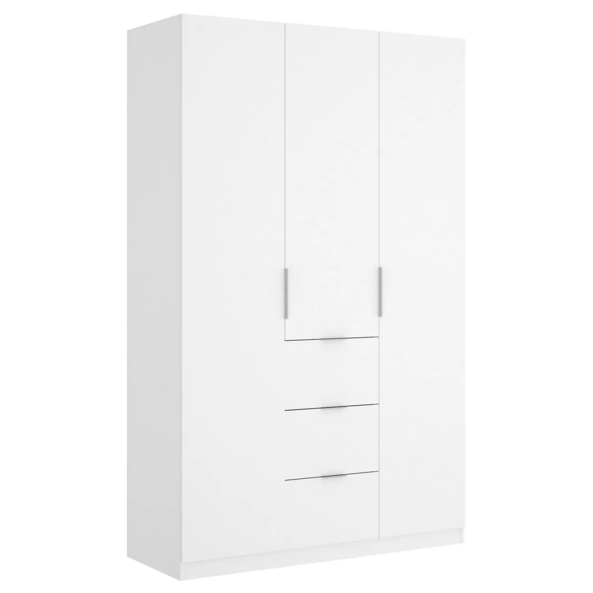 Guardaroba 3 ante bianco lucido 135x204h cm - Anabela