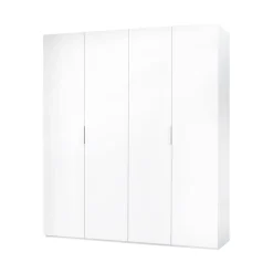 Altri Guardaroba|Camera Da Letto > Dmora Guardaroba 4 ante 180x200h cm - Aram Bianco Lucido