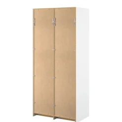 Armadi Multiuso 2 Ante > Dmora Guardaroba 2 ante salvaspazio 100x218h cm - Anagni Bianco