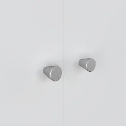 Armadi Multiuso 2 Ante > Dmora Guardaroba 2 ante salvaspazio 100x218h cm - Anagni Bianco