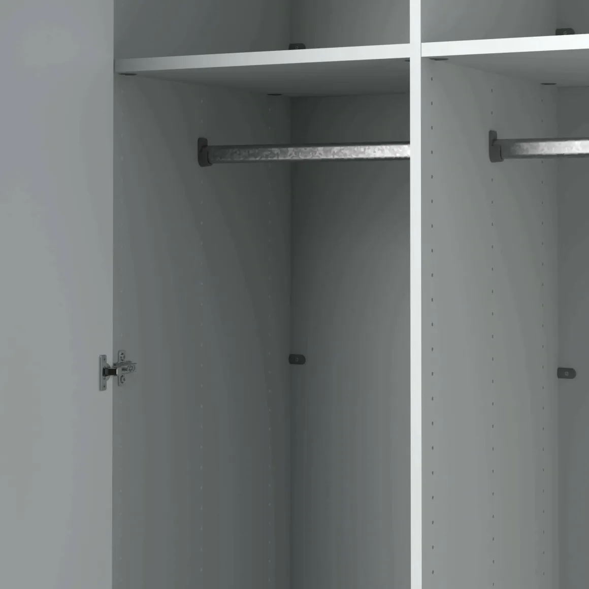 Guardaroba 2 ante bianco salvaspazio 98x218h cm - Avise