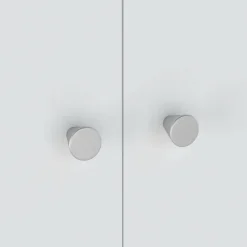 Armadi Multiuso 2 Ante > Dmora Guardaroba 3 ante salvaspazio 150x218h cm - Arce Bianco