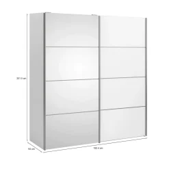 Guardaroba 2 ante bianco 182x201h cm - Angri