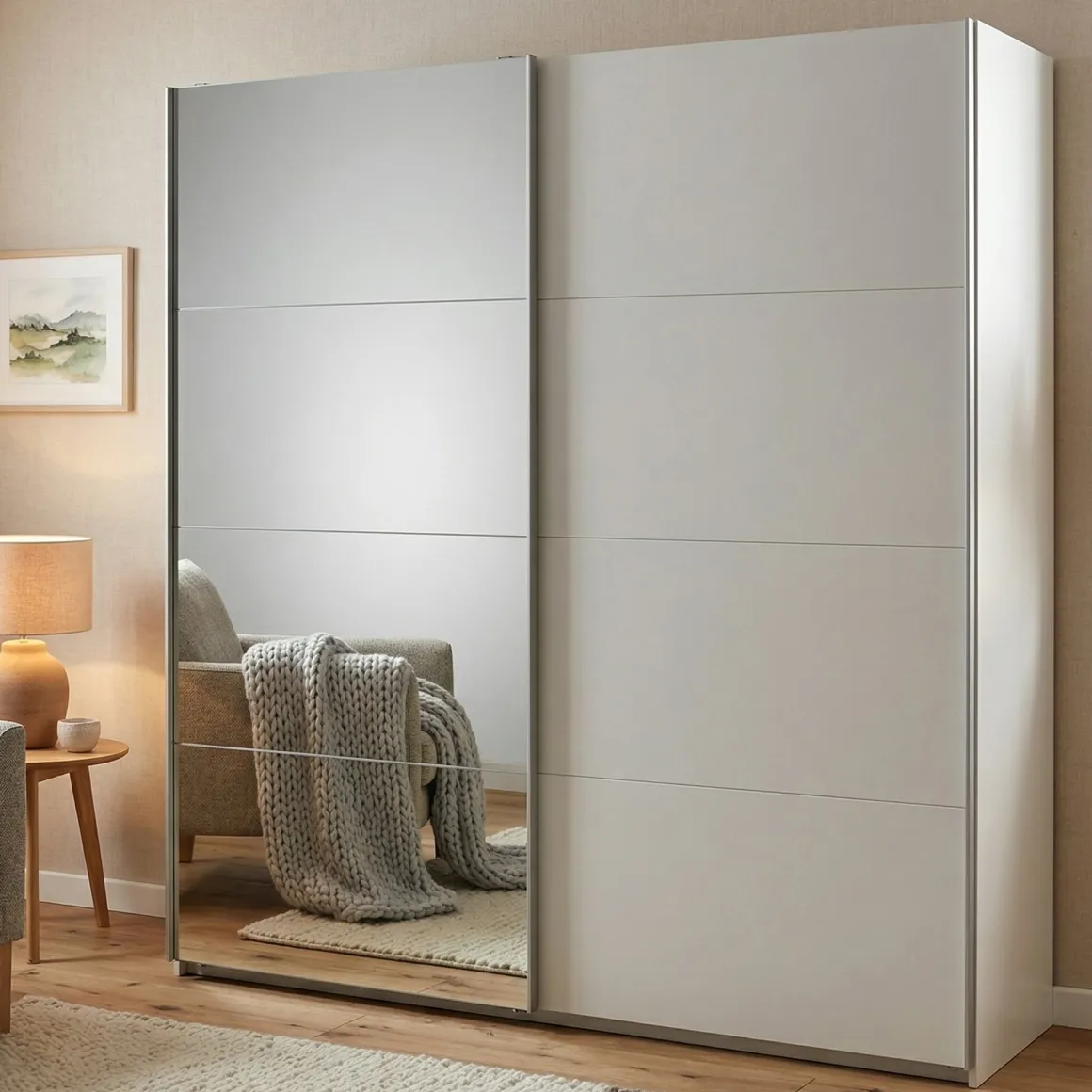 Guardaroba 2 ante bianco 250x218h cm - Acciano