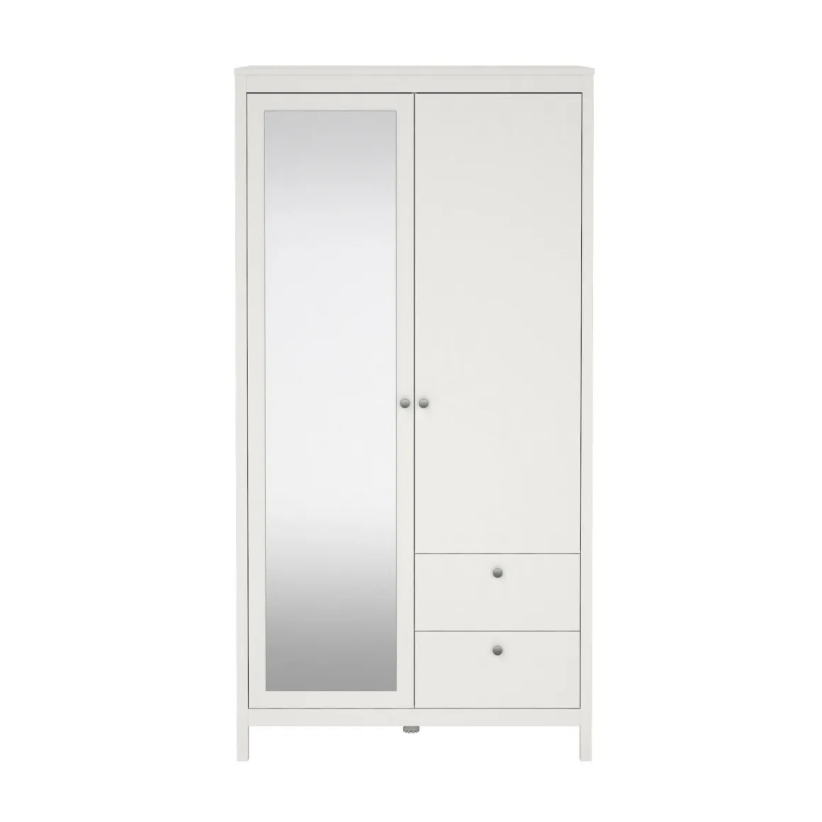 Guardaroba 2 ante bianco 102x199h cm - Lagertha