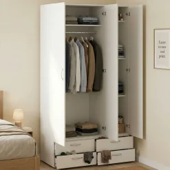 Guardaroba 3 Ante > Dmora Guardaroba 3 ante 110x214h cm - Randazzo Bianco