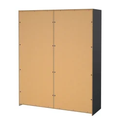 Armadi Multiuso 2 Ante > Dmora Guardaroba 2 ante ante scorrevoli 178x220h cm - Gomer Grigio