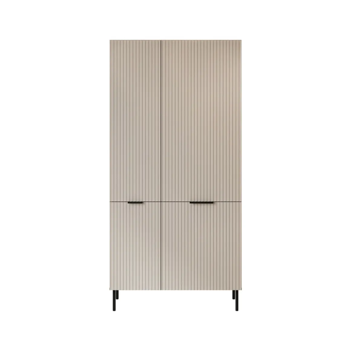 Guardaroba 2 ante Intelvi, 90x52 h185 cm, Beige