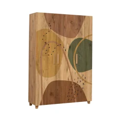 Guardaroba 3 ante quercia 120x189h cm - Nella