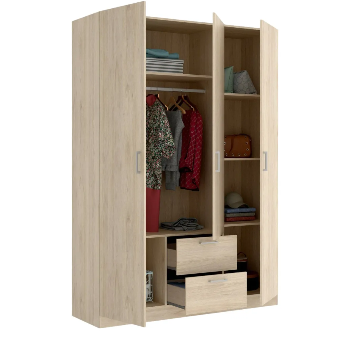 Guardaroba 3 ante rovere 150x215h cm - Ales