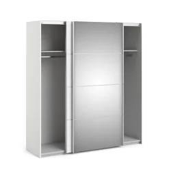 Guardaroba 2 Ante > Dmora Guardaroba ante scorrevoli 182x220h cm - Badesse Bianco Lucido