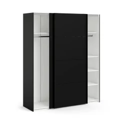 Guardaroba 2 Ante > Dmora Guardaroba 2 ante scorrevoli 182x220h cm - Badesse Nero