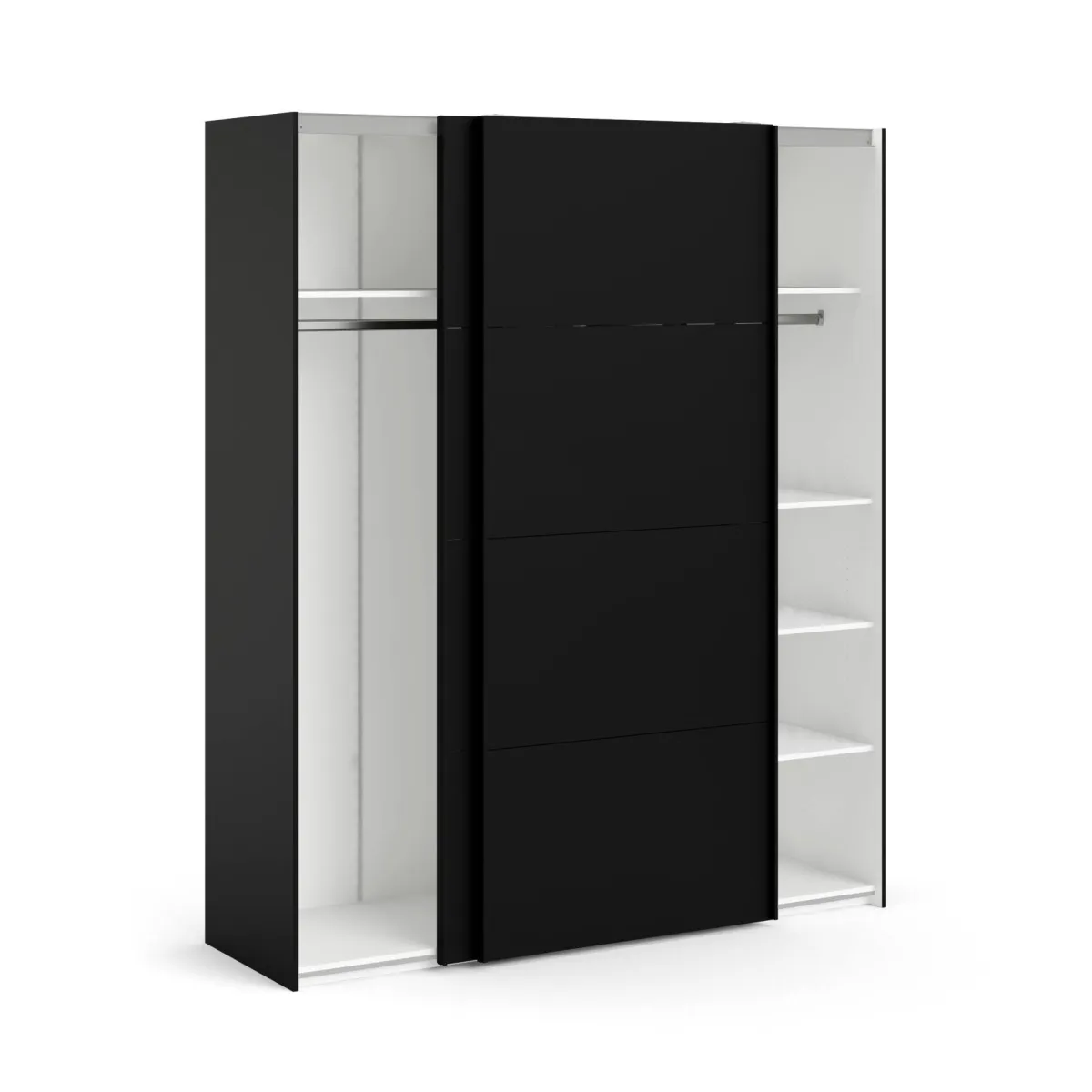 Guardaroba 2 Ante > Dmora Guardaroba 2 ante scorrevoli 182x220h cm - Badesse Nero