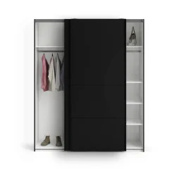 Guardaroba 2 Ante > Dmora Guardaroba 2 ante scorrevoli 182x220h cm - Badesse Nero