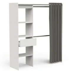 Guardaroba classico bianco opaco 167x191h cm - Serpentina