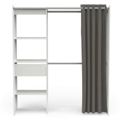 Guardaroba classico bianco opaco 167x191h cm - Serpentina