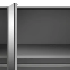 Guardaroba con anta specchio bianco lucido 147x218h cm - Megi