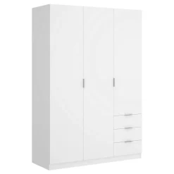 Guardaroba con appendiabiti bianco 121x184h cm - Astru