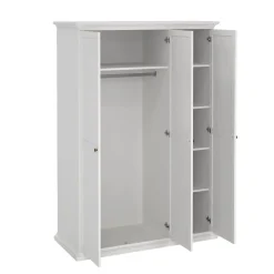 Guardaroba con appendiabiti bianco 138x200h cm - Dolor