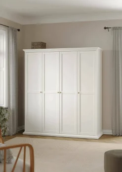 Guardaroba con appendiabiti bianco 181x200h cm - Ayas