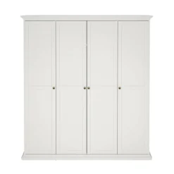 Guardaroba con appendiabiti bianco 181x200h cm - Ayas