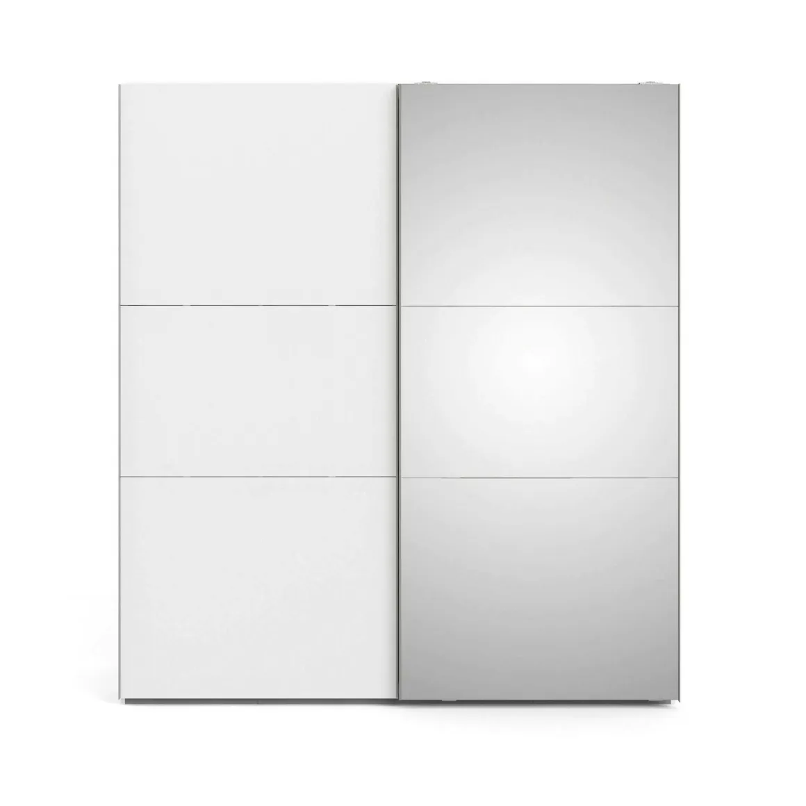 Guardaroba con appendiabiti bianco e grigio 195x220h cm - Andretta
