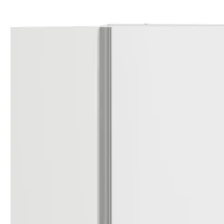 Guardaroba con appendiabiti bianco e grigio 195x220h cm - Andretta