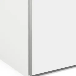 Guardaroba con appendiabiti bianco e grigio 195x220h cm - Andretta