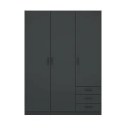 Guardaroba con appendiabiti grigio 147x200h cm - Simeon