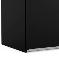 Guardaroba con appendiabiti nero 242x220h cm - Badesse
