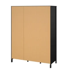 Guardaroba 3 Ante > Dmora Guardaroba con cassetti 150x199h cm - Rufina Nero
