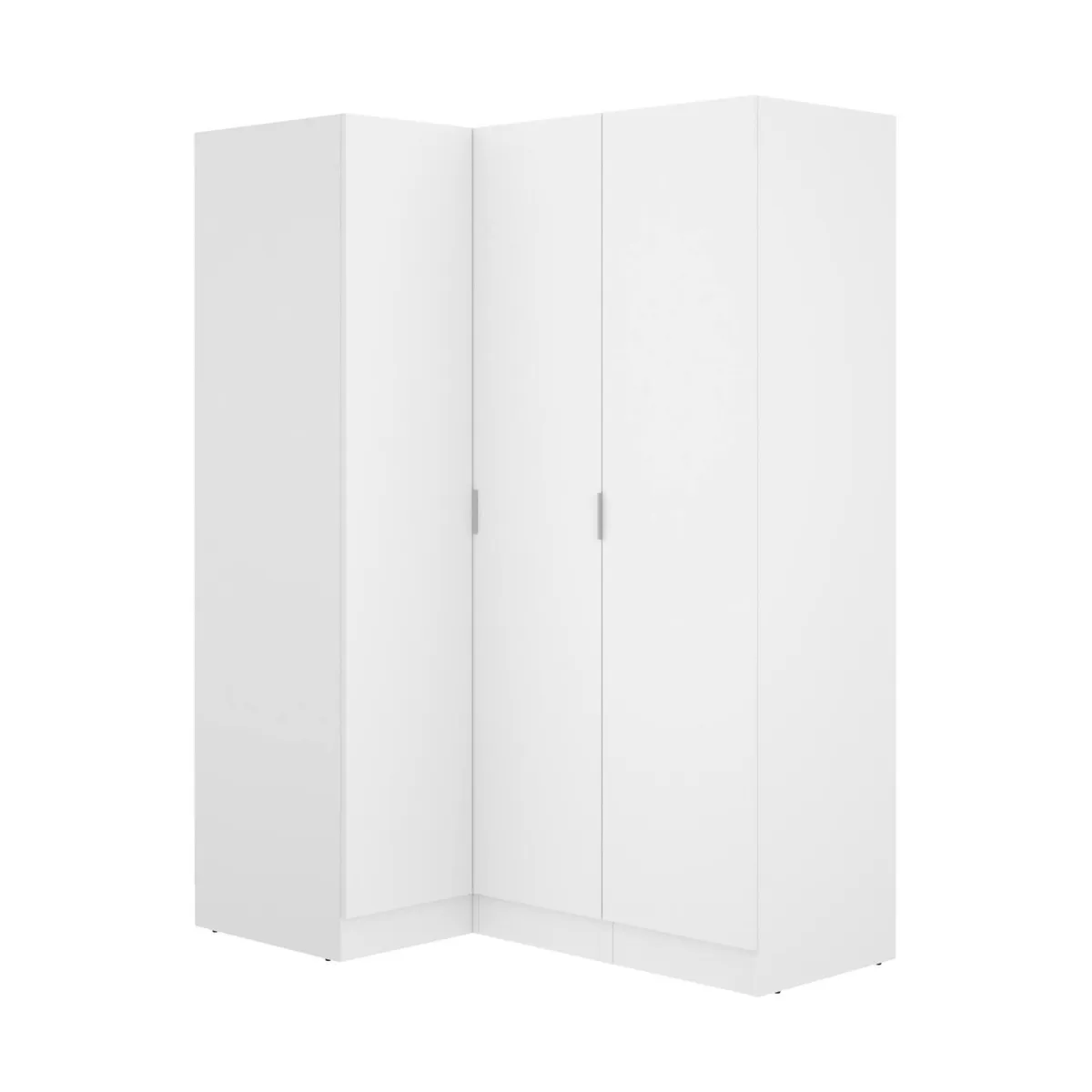 Guardaroba 3 Ante|Camera Da Letto > Dmora Guardaroba con ripiani regolabili 133x184h cm - Australia Bianco