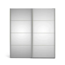 Guardaroba con specchio bianco 182x201h cm - Bema
