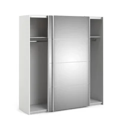 Guardaroba con specchio bianco 182x201h cm - Bema