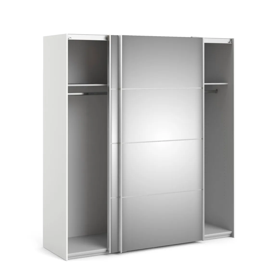 Guardaroba con specchio bianco 182x201h cm - Bema