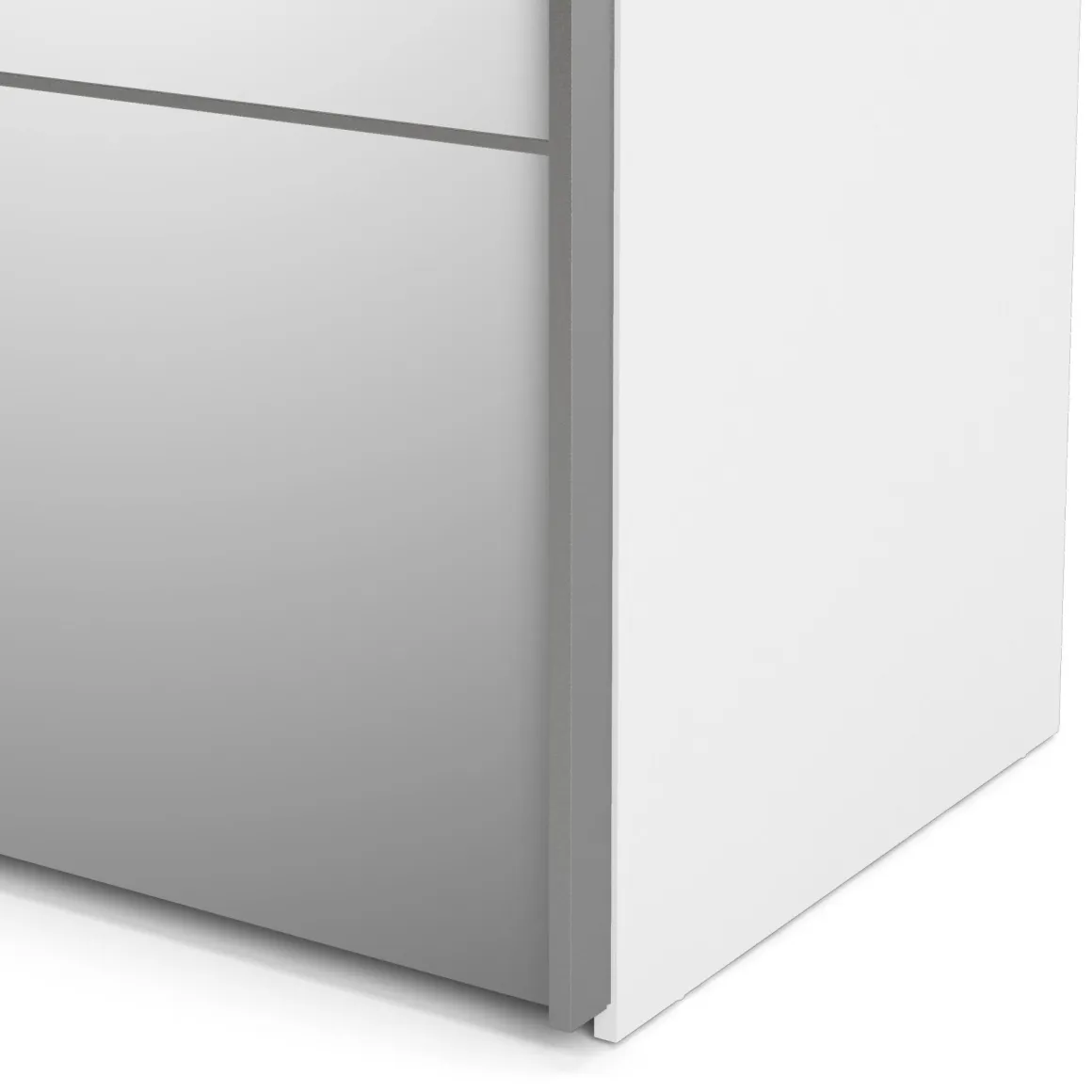 Guardaroba con specchio bianco 182x201h cm - Bema