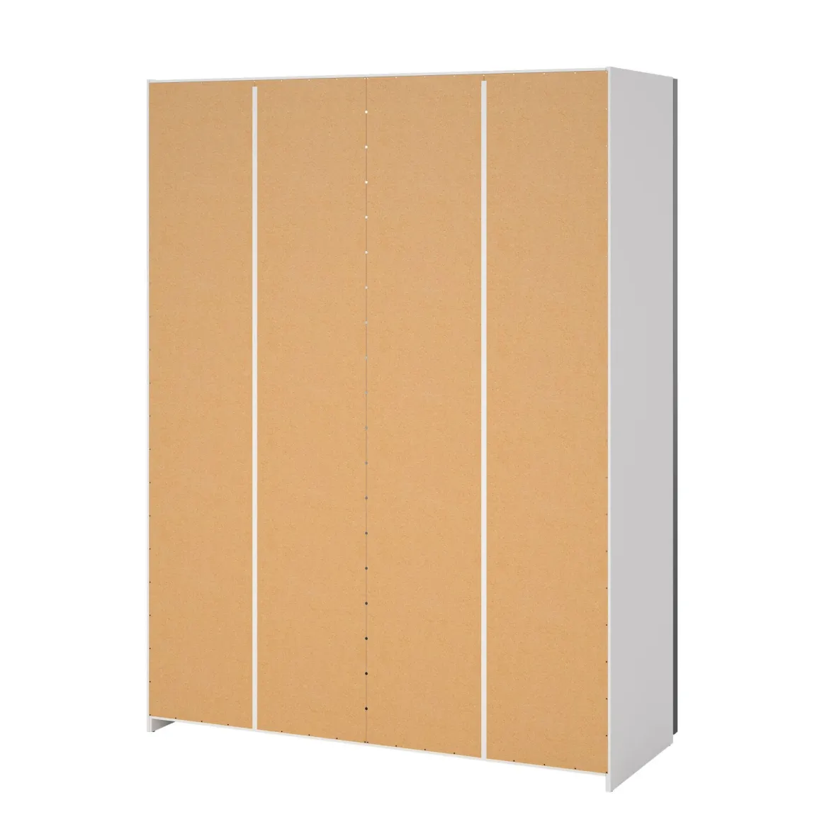 Guardaroba 2 Ante > Dmora Guardaroba con specchio bianco e nero 182x220h cm - Taxus Nero, Bianco
