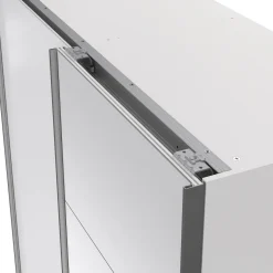 Guardaroba con specchio bianco lucido 150x200h cm - Seraphine