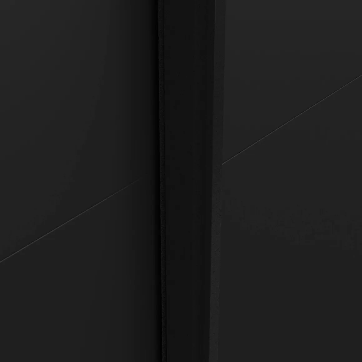 Guardaroba 2 Ante > Dmora Guardaroba con specchio nero e bianco lucido 242x220h cm - Catalina Bianco, Nero Lucido