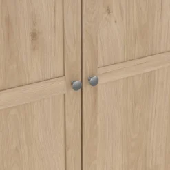 Altri Guardaroba > Dmora Guardaroba grande 4 ante rovere 195x200h cm - Presidenti Marrone Rovere