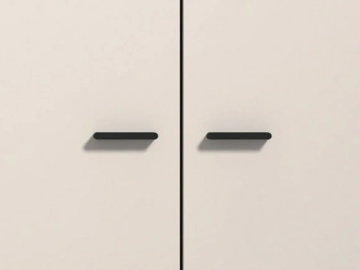 Altri Guardaroba > Dmora Guardaroba Grande 2 Ripiani Appendiabiti 245x217.5h cm, 2 Ante - Salemi Bianco Crema